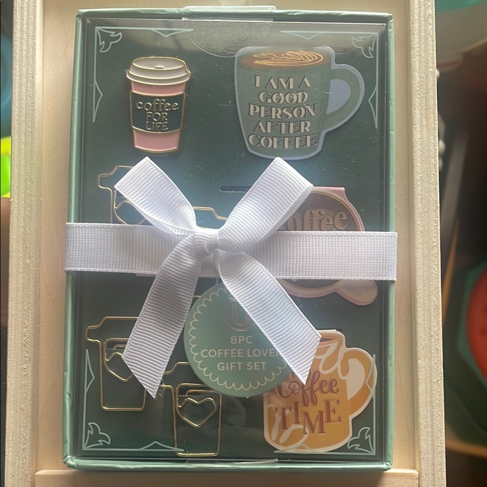 Coffee Lover Enamel Pin Set